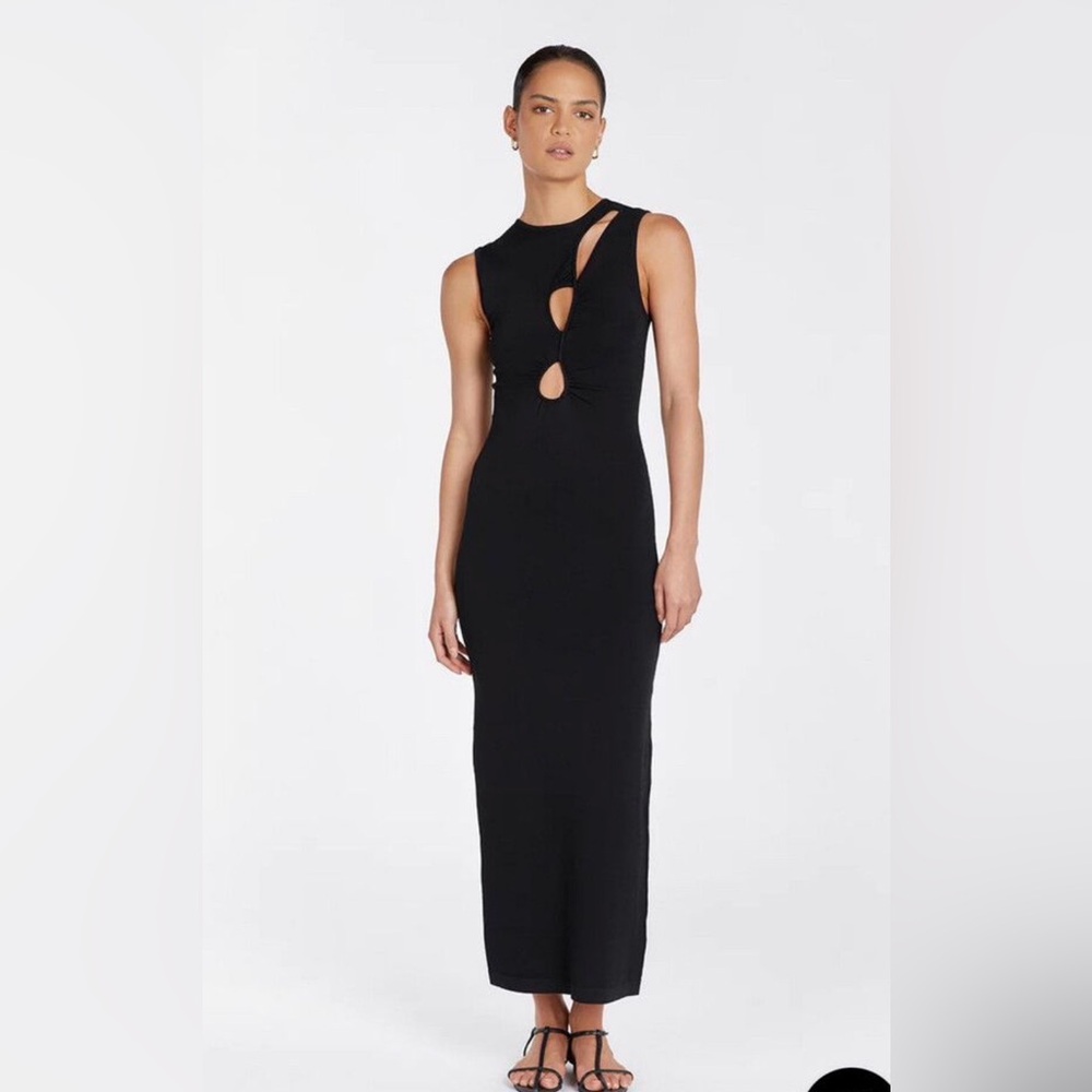 DISSH Monique Black Knit Midi